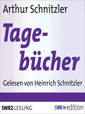 cover image of Arthur Schnitzlers Tagebücher